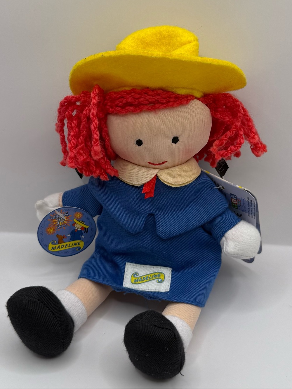 NWT Vintage Kids Preferred Madeline Stuffed Doll Plush